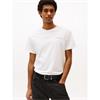 Tommy Jeans Slim Linear Tee Ecru