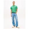 Tommy Jeans Slim Linear Tee Bahama Green