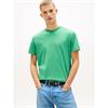 Tommy Jeans Slim Linear Tee Bahama Green