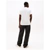 Tommy Jeans Flag Linear Tee Ecru