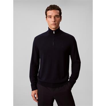Calvin Klein Merino 1/4 Zip Jumper Sapphire