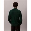 Calvin Klein Merino 1/4 Zip Jumper Green
