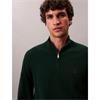 Calvin Klein Merino 1/4 Zip Jumper Green