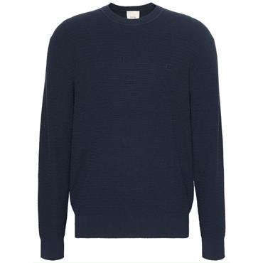 Calvin Klein Texture Cotton Crew Navy