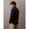 Calvin Klein Solid Stretch Shirt Navy