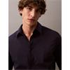 Calvin Klein Solid Stretch Shirt Navy