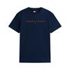 Tommy Jeans Reg Linear Logo Tee Navy