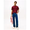 Tommy Jeans Reg Linear Logo Tee Wine