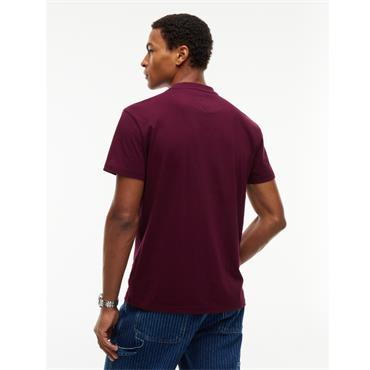Tommy Jeans Reg Linear Logo Tee Berry