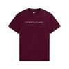 Tommy Jeans Reg Linear Logo Tee Berry