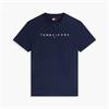 Tommy Jeans Reg Linear Logo Tee Dark Blue