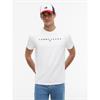 Tommy Jeans Reg Linear Logo Tee White