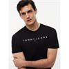 Tommy Jeans Reg Linear Logo Tee Black