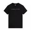 Tommy Jeans Reg Linear Logo Tee Black