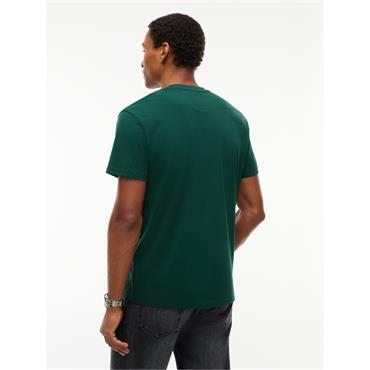 Tommy Jeans Reg Linear Logo Tee Green