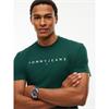 Tommy Jeans Reg Linear Logo Tee Green