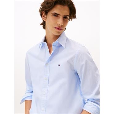 Tommy Hilfiger Flex Poplin Micro Shirt Blue
