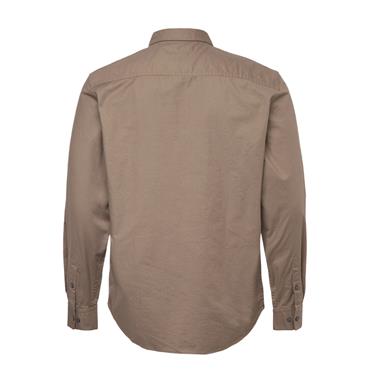 Calvin Klein Jeans Solid Classic Oxford Button-Down Shirt Taupe