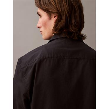 Calvin Klein Jeans Solid Classic Oxford Button-Down Shirt Black