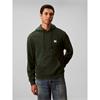 Calvin Klein Jeans Terry Badge Hoodie Green