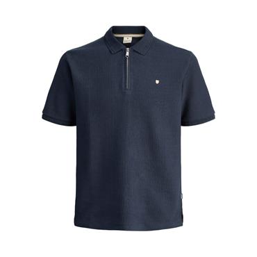 Jack & Jones Cameron Zip Polo Navy