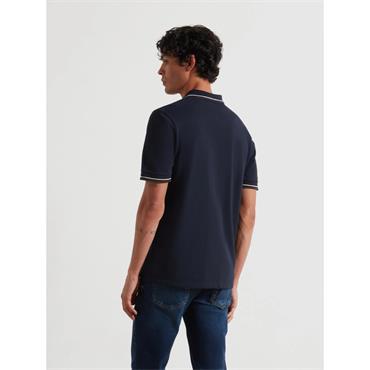 Farah Elton Gold F Tipped Polo Navy