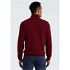 Penguin Sticker Pete Quarter Zip Sweatshirt Cabernet