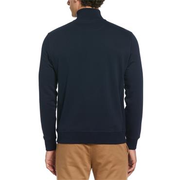 Penguin Sticker Pete Quarter Zip Sweatshirt Sapphire