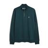 Penguin Sticker Pete Quarter Zip Sweatshirt Green
