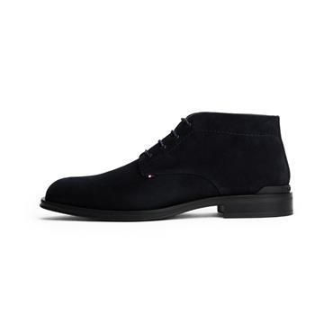 Tommy Hilfiger Corporate Hilfiger Suede Boots Navy