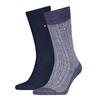 Tommy Hilfiger 2 Pack Nappy Herringbone Socks Navy