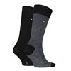 Tommy Hilfiger 2 Pack Nappy Herringbone Socks Black