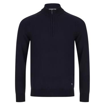 Drifter Quater Zip Knitwear Navy