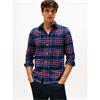 Tommy Hilfiger Hero Flannel Tartan Shirt Navy