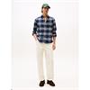 Tommy Hilfiger Hero Flannel Taratn Check Shirt Navy