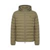Calvin Klein Jeans Nylon Light Weight Hooded Puffer Jacket  Olive