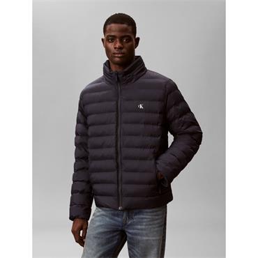 Calvin Klein Jeans Nylon Light Weight Hooded Puffer Jacket  Dark Sapphire