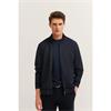 Bugatti 85170D Zip-Thru Sweater Navy