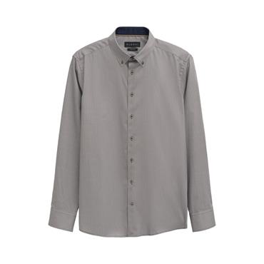 Bugatti Print Shirt Taupe