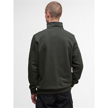 Barbour International Outline Funnel-Zip Sweatshirt Sage