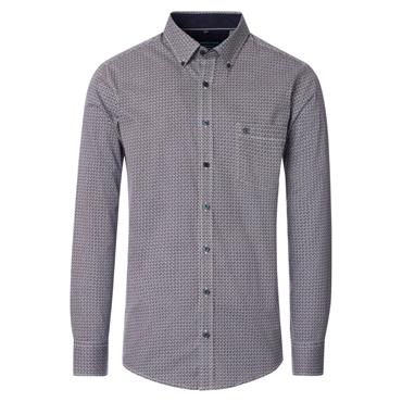 Casa Moda Print Shirt Cobalt