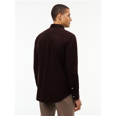 Tommy Hilfiger Flex Flannel Shirt Chocolate