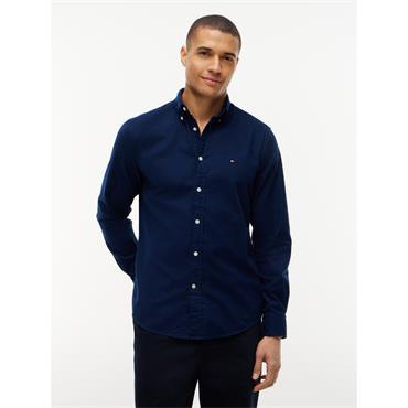 Tommy Hilfiger Flex Flannel Shirt Carbon Navy