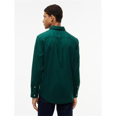 Tommy Hilfiger Flex Flannel Shirt Ornamental Green