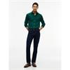 Tommy Hilfiger Flex Flannel Shirt Ornamental Green