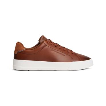 Tommy Hilfiger Leather Court Core Cognac