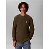 Calvin Klein Jeans Waffle Badge Sweater Olive