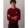 Calvin Klein Jeans Waffle Badge Sweater Red