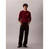 Calvin Klein Jeans Waffle Badge Sweater Red