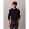 Calvin Klein Jeans Waffle Badge Sweater Black